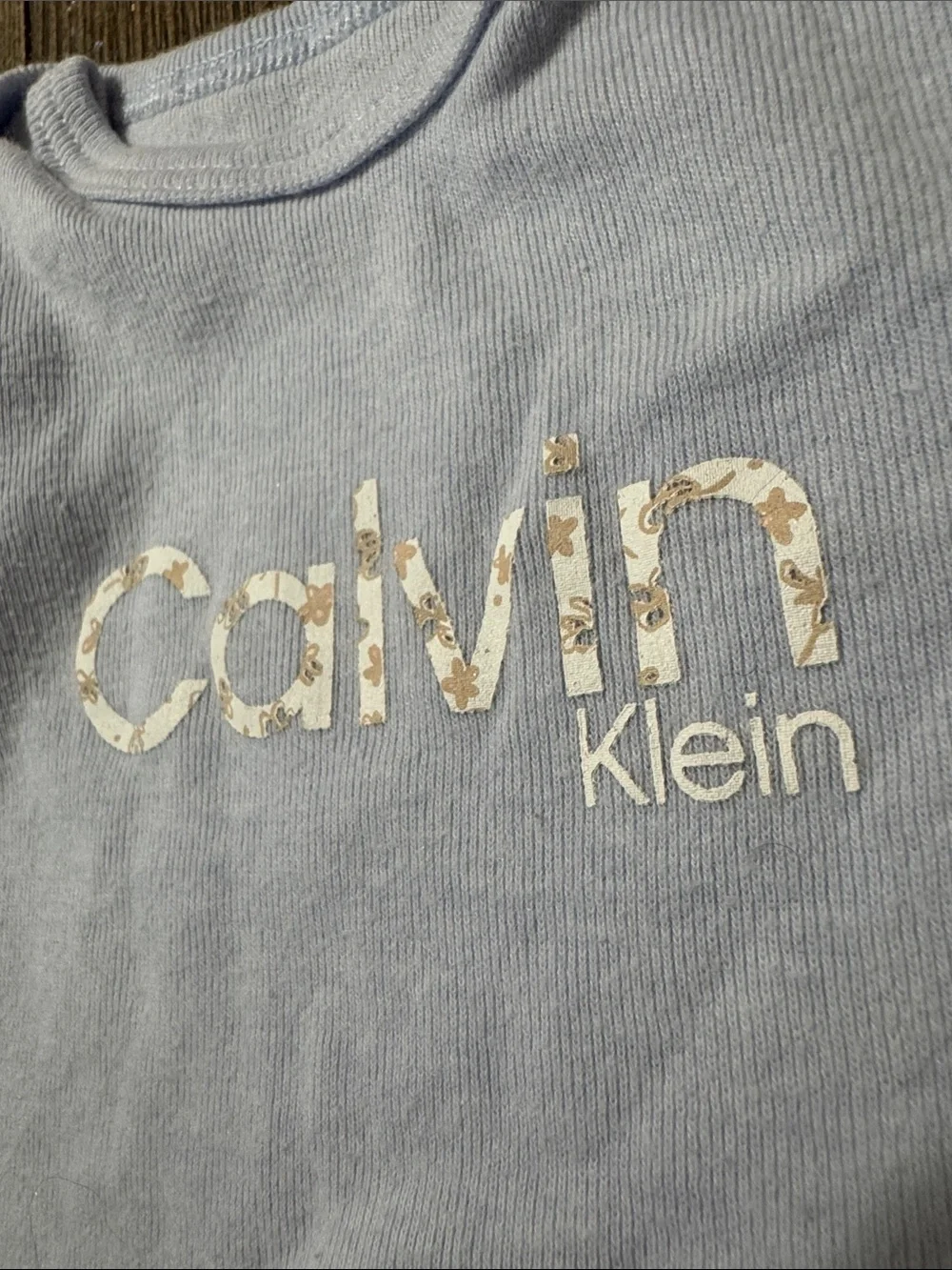Calvin Klein Baby 3-Pack Bodysuits | 3-6 Months | Logo Onesies